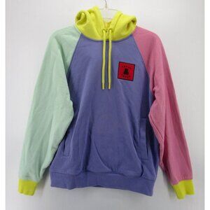 Teddy Fresh Sweatshirt Small Pullover Colorblock Pullover Colorful
